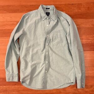 J. Crew Light Green Men's Shirt